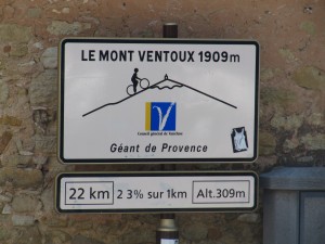 startpunt Mont Ventoux